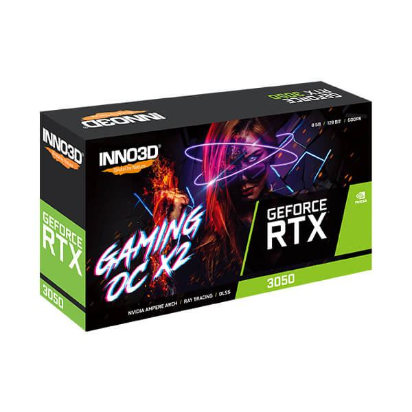 Inno3d RTX 3050 Gaming OC X2 LHR 8GB Gaming Graphics Card
